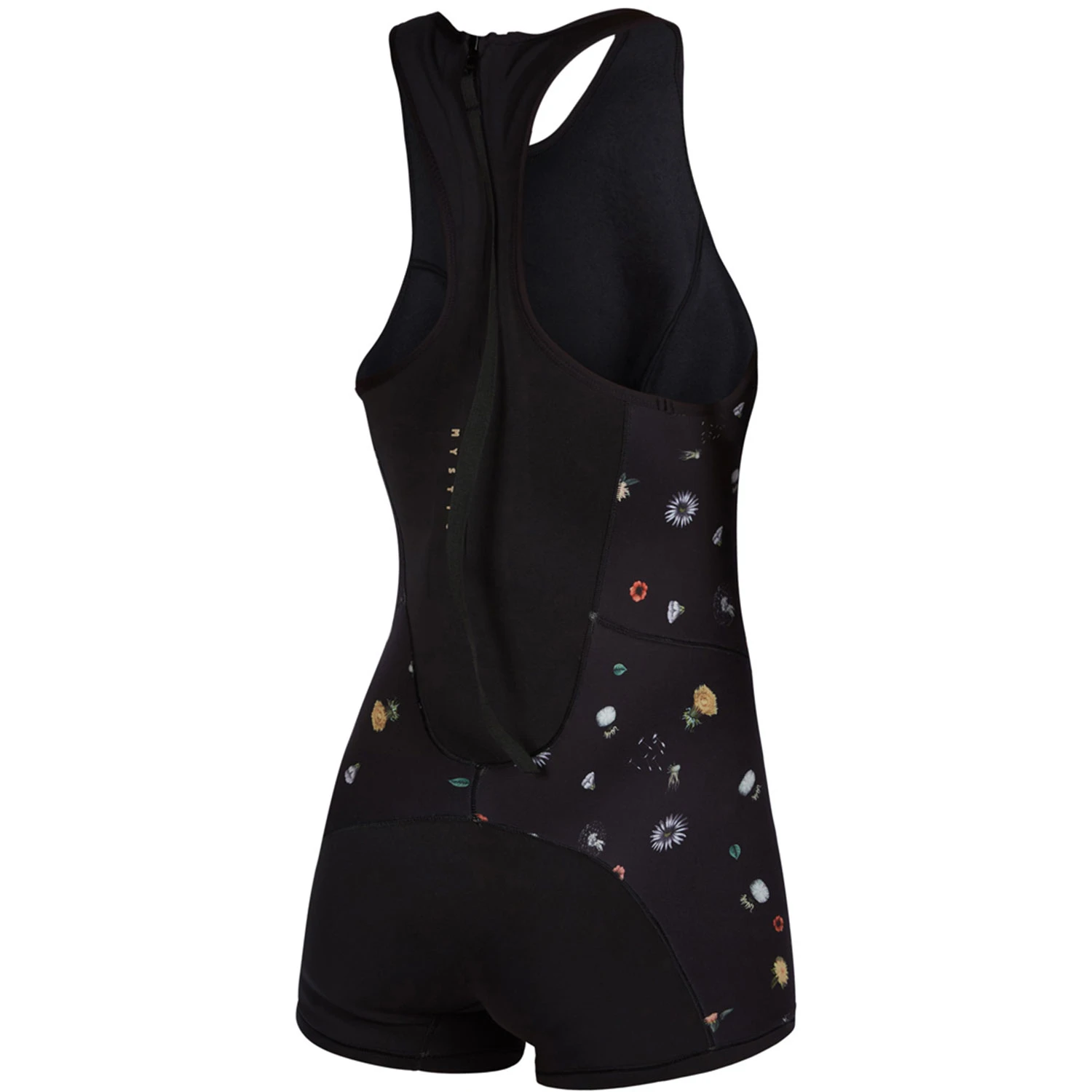 Mystic Womens Diva 2/2mm Back-Zip Short John Wetsuit - Black - Image 2