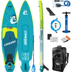 Cressi 11'2" Jet Cruise ISup Package - Teal
