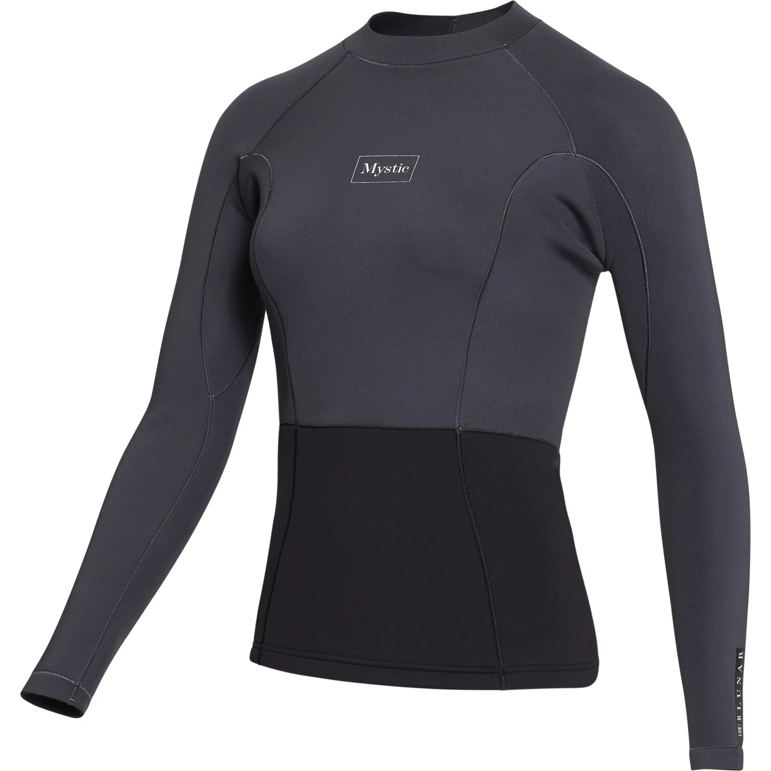 Mystic Womens Lunar 2mm Long Sleeve Neoprene Vest - Dark Grey
