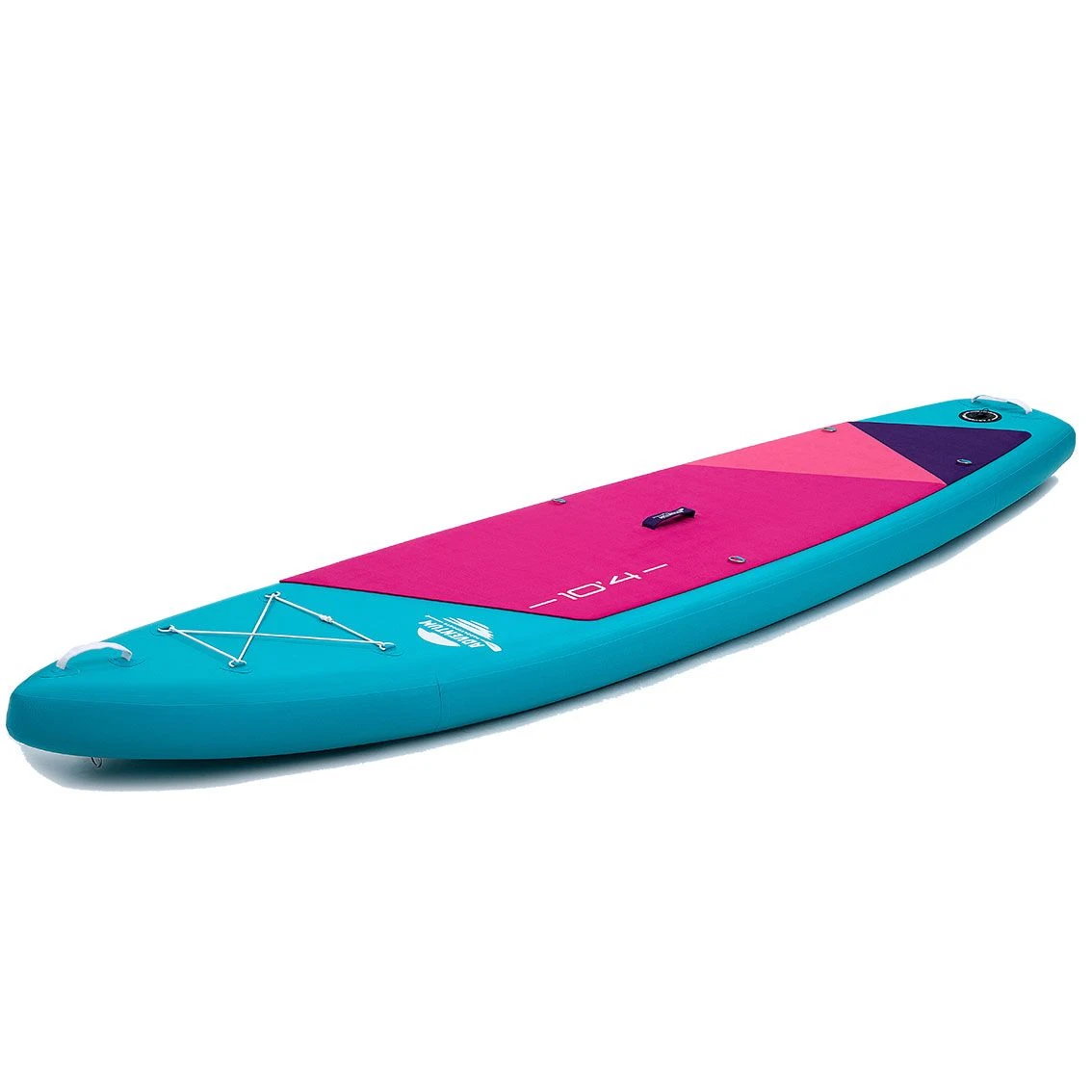 Adventum 10'4 X 31" Paddleboard 2023 - Pink / Teal - Image 2