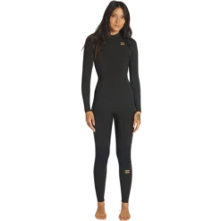 5/4 Billabong Ladies Synergy Chest Zip Wild Black