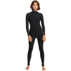 Roxy 4/3 Ladies Swell Series Chest Zip Black