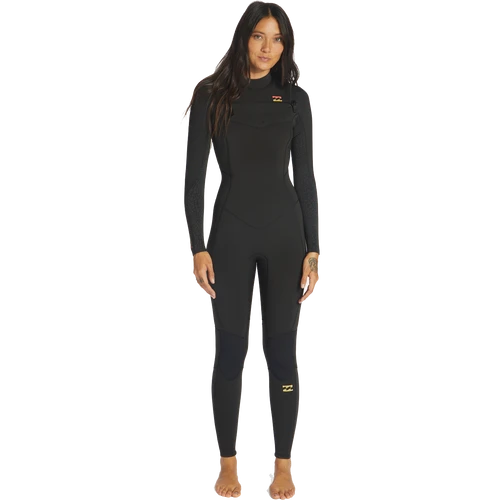 Billabong 3/2mm Ladies Synergy Chest Zip Wild Black
