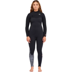 5/4 Billabong Ladies Furnace Comp Chest Zip Midnight Trails