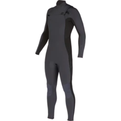 Billabong Mens 5/4 Absolute Chest Zip Graphite