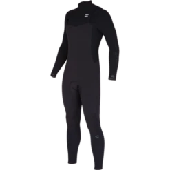 Billabong 5/4 Mens Revolution Chest Zip Black