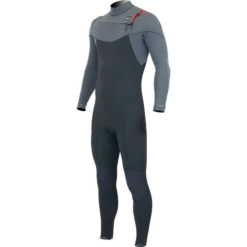 Alder Evo Fire 3/2mm Chest Zip Black Graphite