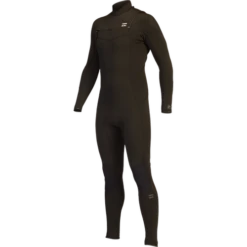 Billabong 5/4 Furnace Absolute Chest Zip Black Hash