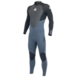 Alder Stealth 3/2mm Back Zip Black Grey