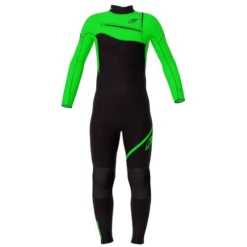 Mormaii 4/3mm Kids Chest Zip Storm Green