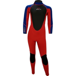 Sola 3/2mm Kids Storm Flatlock Red