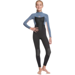 Roxy 3/2mm Girls Prologue Back Zip Cloud Black