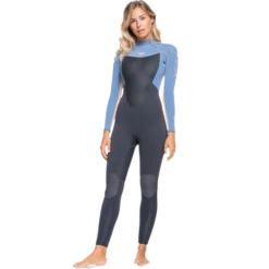 Roxy 5/4/3 Ladies Prologue Back Zip Powder Grey/Sun Glow