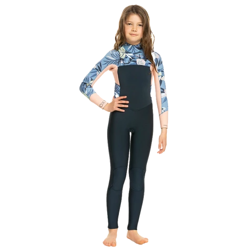 Roxy 4/3mmGirls Swell Series Chest Zip Floral Allure