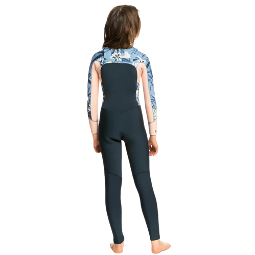 Roxy 4/3mmGirls Swell Series Chest Zip Floral Allure - Image 2