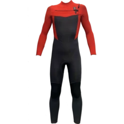 Alder 5/4mm Kids Kode Chest Zip Red