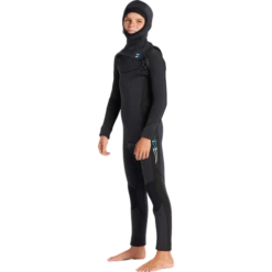 Billabong 5/4mm Kids Absolute Hooded Chest Zip BEF