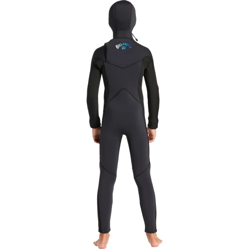 Billabong 5/4mm Kids Absolute Hooded Chest Zip BEF - Image 2