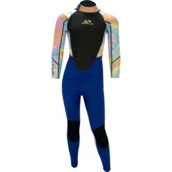 Sola 3/2mm Kids Storm Flatlock Blue Tie Dye