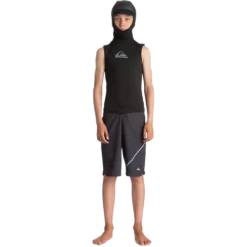 Quiksilver Kids 2mm Syncro Sleeveless Hooded Thermal Rash Vest