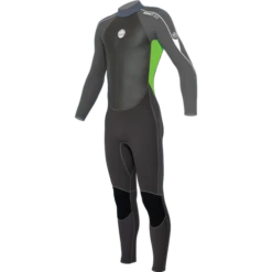 Alder 3/2mm Kids Impact Backzip Graphite