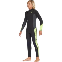 Billabong 4/3mm Kids Absolute Chest Zip Stealth