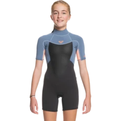 Roxy 2/2mm Girls Prologue Shorty Cloud Black