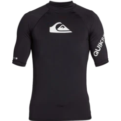 Quiksilver Mens All Time Short Sleeve Rash Vest