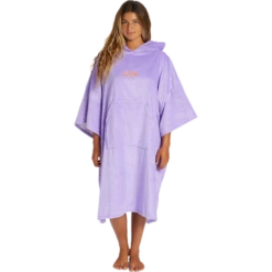 Billabong Womens Hooded Towel Lilac Breeze