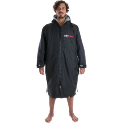 Dryrobe Advance Long Sleeve Changing Robe Grey