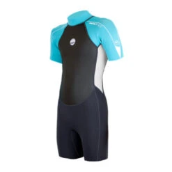 Alder Impact 3/2 Mm Girls Shorty Cyan