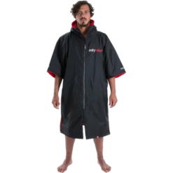 Dryrobe Advance Short Sleeve Changing Robe Red