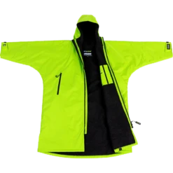 Dryrobe Advance Long Sleeve Changing Robe Lime/Black