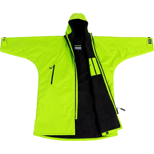 Dryrobe Advance Long Sleeve Changing Robe Lime/Black