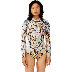 Billabong 2mm Salty Dayz Long Sleeve Shorty Paradise Black